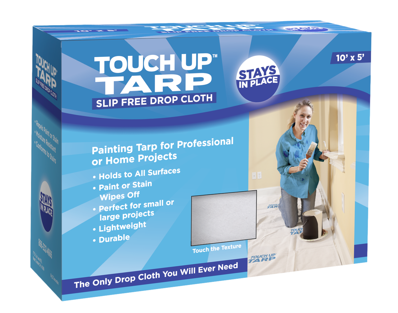 Touch Up™ Tarp - Anti-Slip Drop Cloth